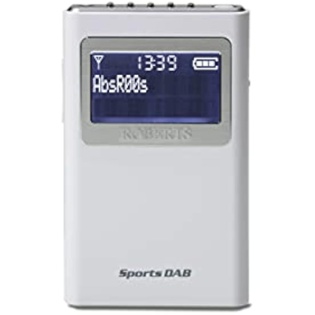 Roberts SportsDAB5 Portable DAB/DAB+/FM Digital Pocket Radio - White