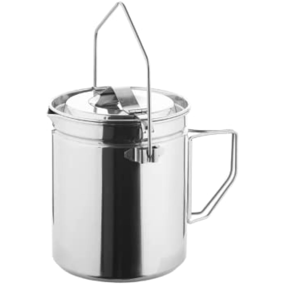 Fire-Maple 1.2L Stainless Steel Camping Pot with Steamer Basket