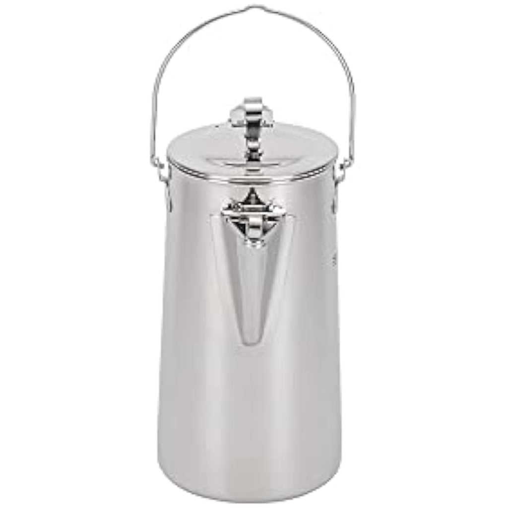 Snow Peak CS-270 Stainless Steel Camping Kettle - 1.8L High Capacity