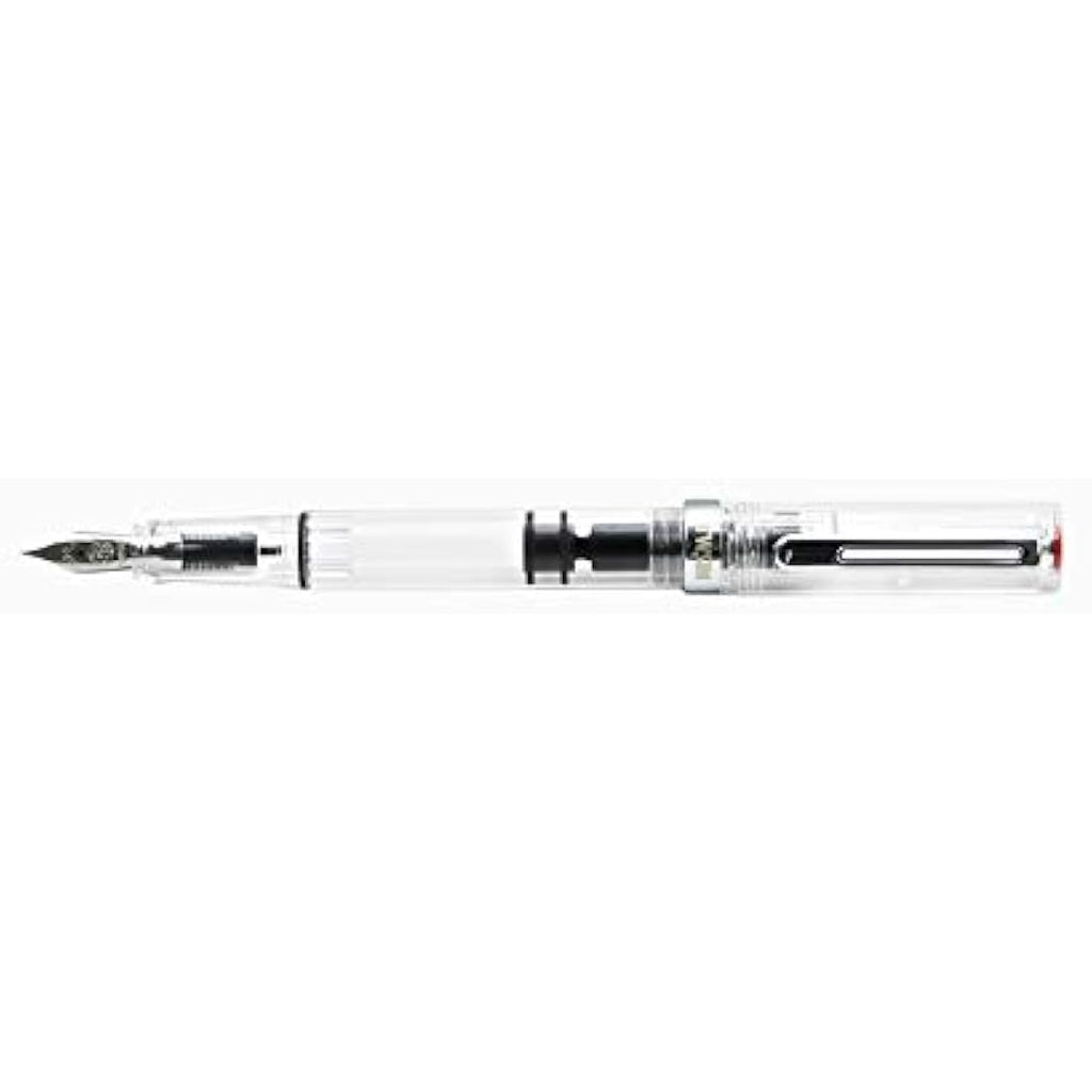 TWSBI Eco-T Fountain Pen - Clear Transparent Piston Filler, 1.1mm Stub