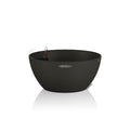Lechuza Cubeto Stone 40 Self-Watering Planter | Graphite Black
