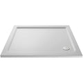 nuie Slip Resistant Rectangular Shower Tray - Matt White 900x1000mm