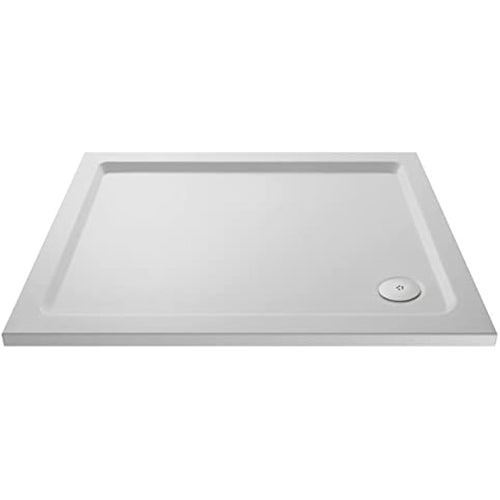 nuie Slip Resistant Rectangular Shower Tray - Matt White 900x1000mm