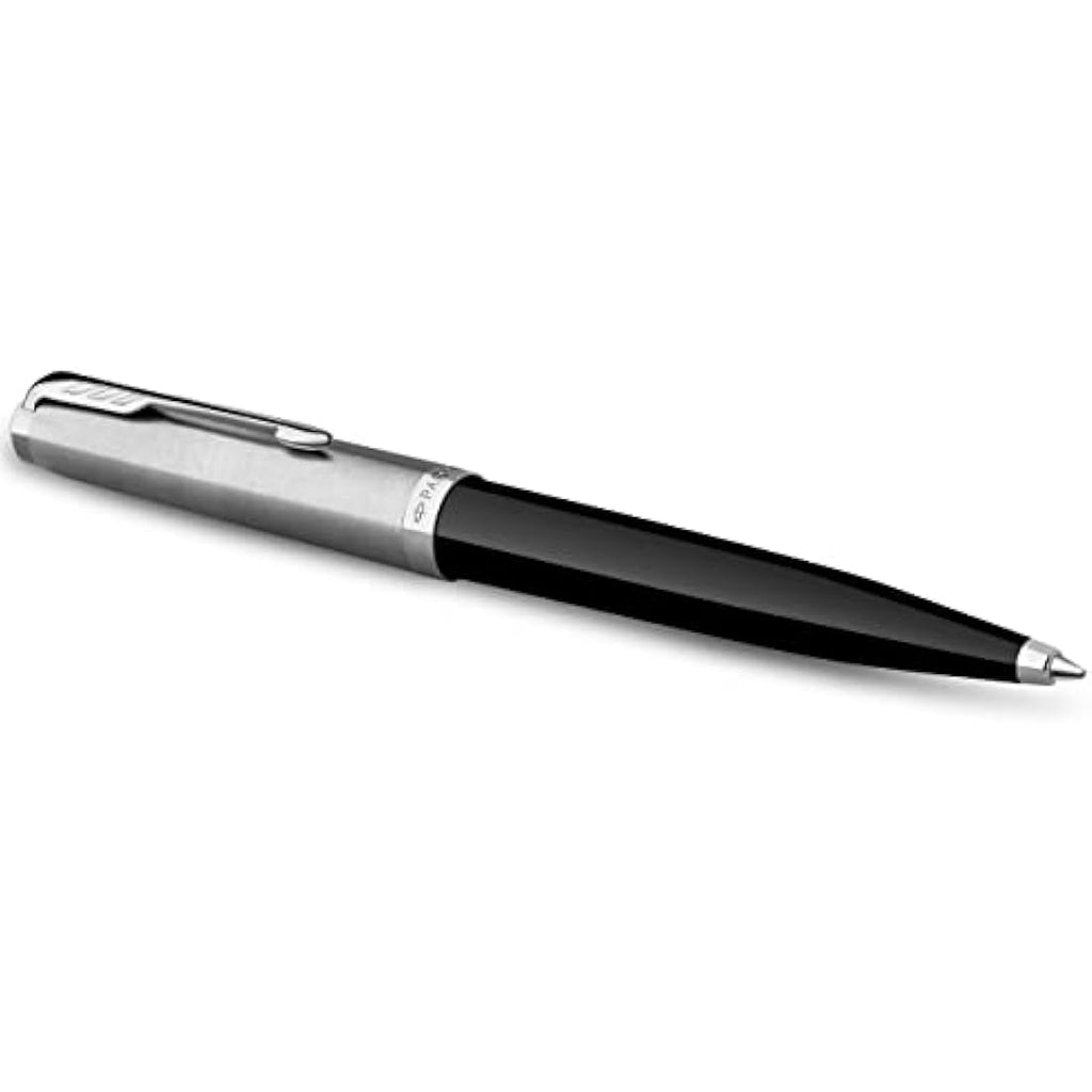 Parker 51 Ballpoint Pen – Black with Chrome Trim, Medium Point