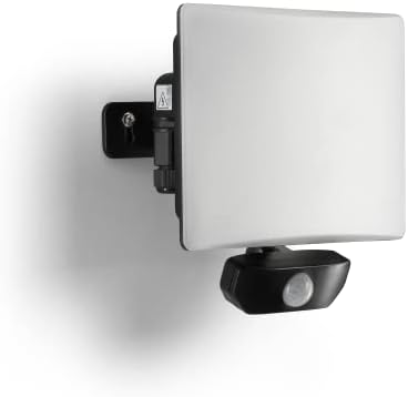 Auraglow 50W LED Security Flood Light with PIR Motion Sensor - Black