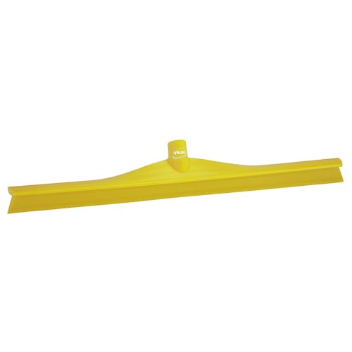 Vikan Ultra Hygiene Floor Squeegee – 600mm Single Blade, Yellow