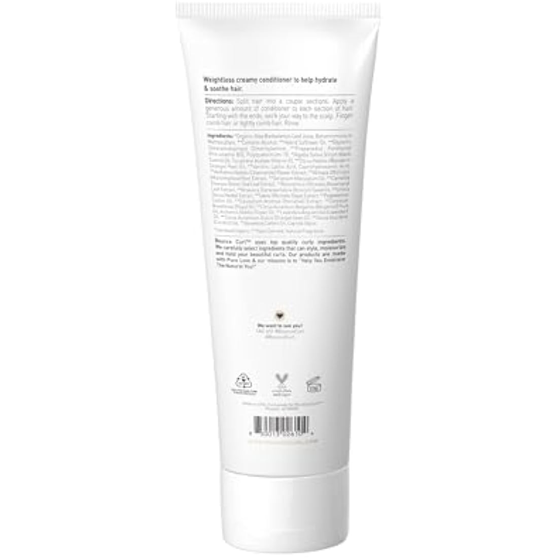 Bounce Curl Super Smooth Cream Conditioner - Organic Aloe & Sunflower Oil