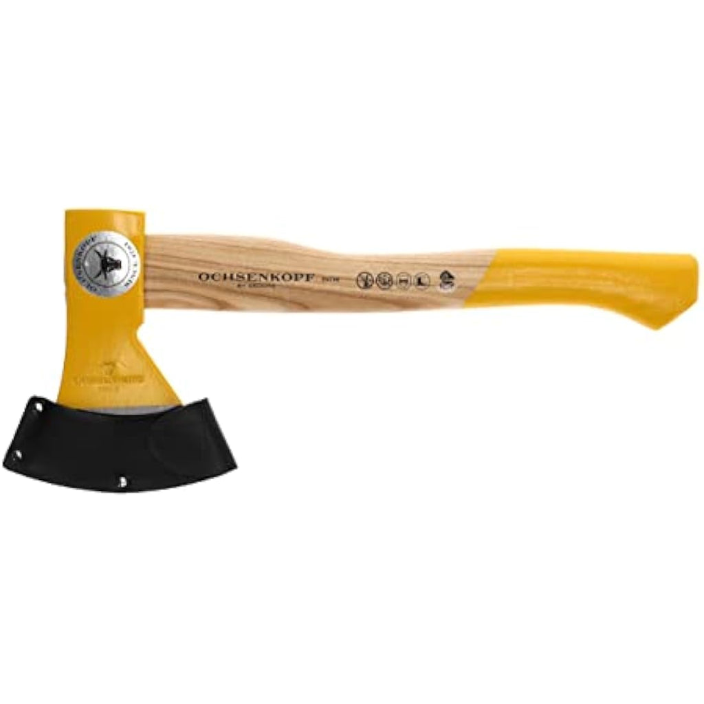 Ochsenkopf Forestry Hatchet – 800g Hand Axe with Ash Wood Handle