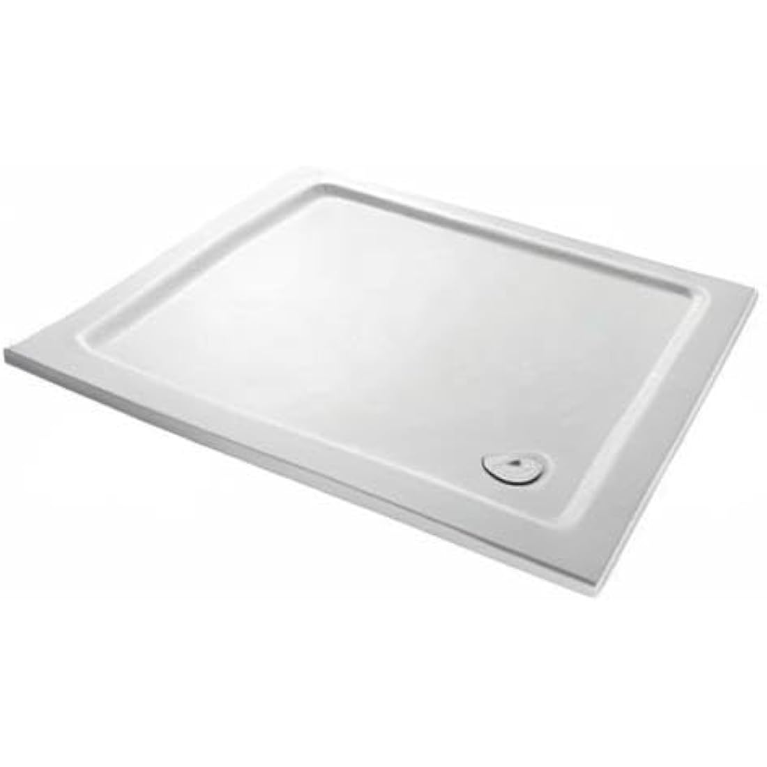 900 x 900mm Pearlstone Square Shower Tray with Waste Trap