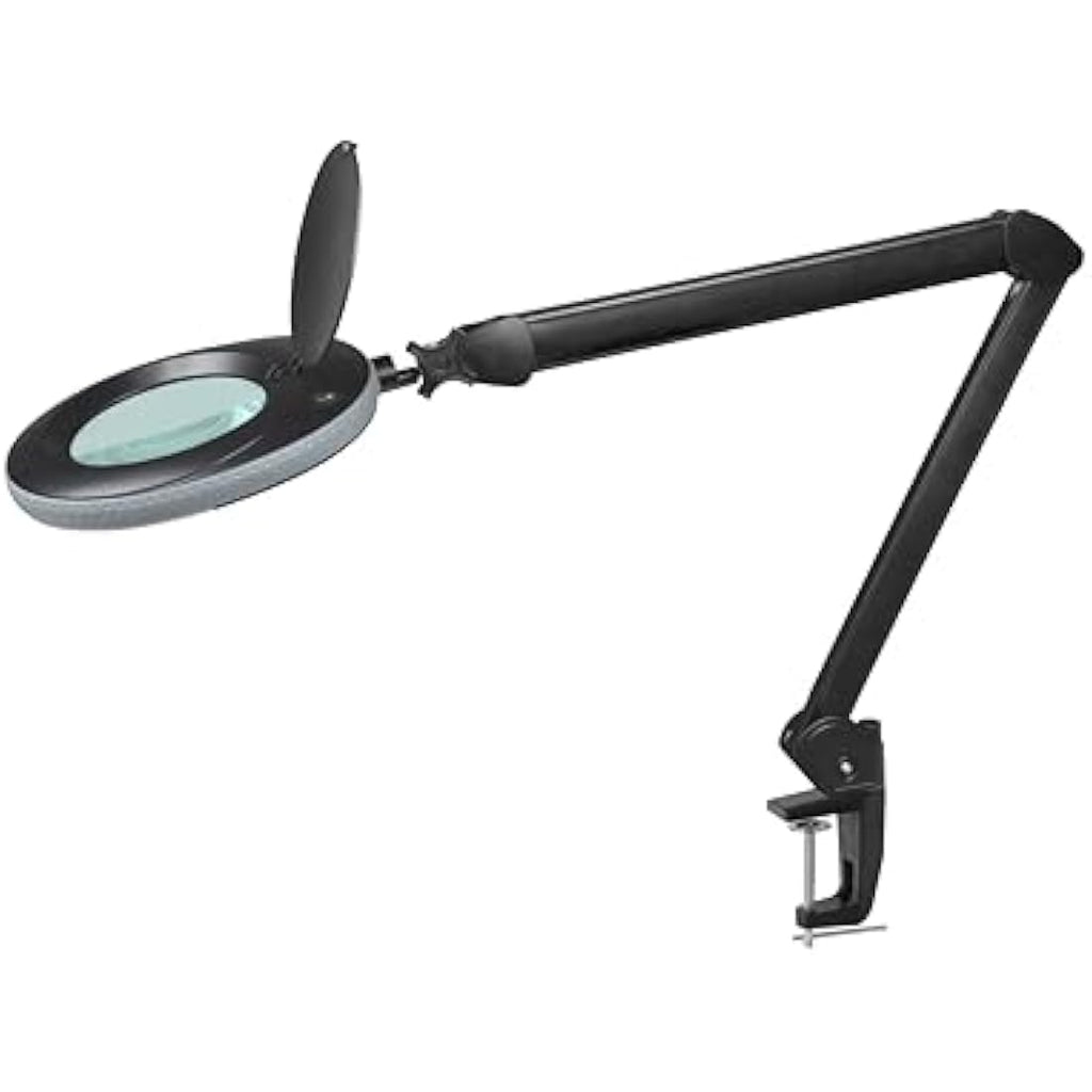 Lumeno 7215SW LED Magnifying Lamp | 5 Diopters | 127mm Glass Lens