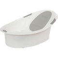 Nuby Baby Bath Tub with Anti-Slip Support and Soft Headrest - White