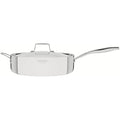 Tramontina 3-Ply Stainless Steel Frying Pan with Lid - 30cm Induction