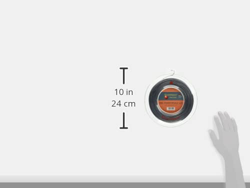 Kirschbaum Max Power Rough Tennis String Reel - Black, 1.25 mm
