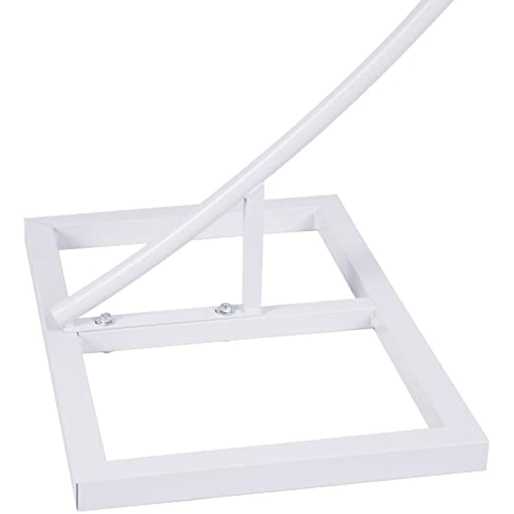 Jolof Store Round Wedding Arch – 220cm White Metal Floral Backdrop Stand