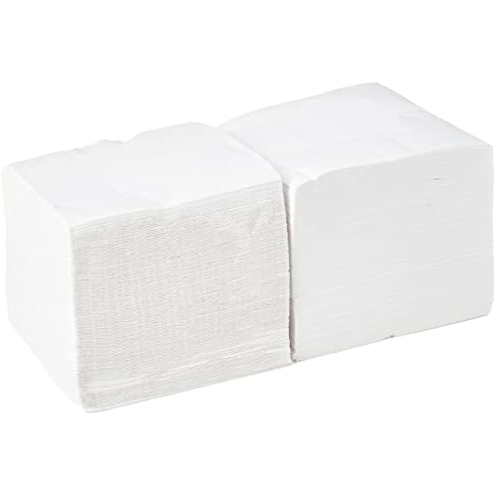 Duni Premium White Napkins – 250 Pack Large 3-Ply Disposable Tableware