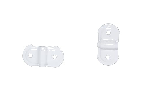 Sauvic Extendable Window Flower Box Support – White Painted Steel