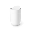 Umbra Touch Waste Bin with Lid – Modern White Plastic Trash Can