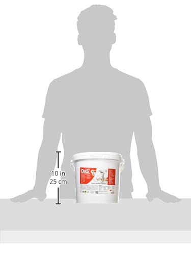DAS White Air-Hardening Modelling Clay – 5kg School Pack (5x1kg)
