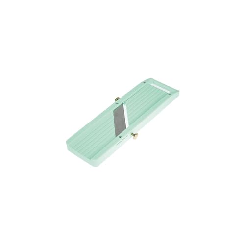 Vogue Kitchen Mandoline Slicer with 3 Interchangeable Blades – Sage