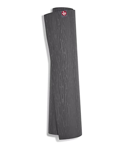 Manduka eKO Lite Yoga Mat | 4mm Natural Rubber Non-Slip Mat - Charcoal