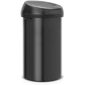 Brabantia 60L Kitchen Touch Bin – Large Matt Black Waste Bin