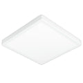 Eglo Argolis 2 LED Outdoor Ceiling Light | IP44 Square White Metal Lamp