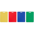 Chef Aid Colour-Coded Chopping Board Set | Non-Slip Cutting Boards, 4 Pack