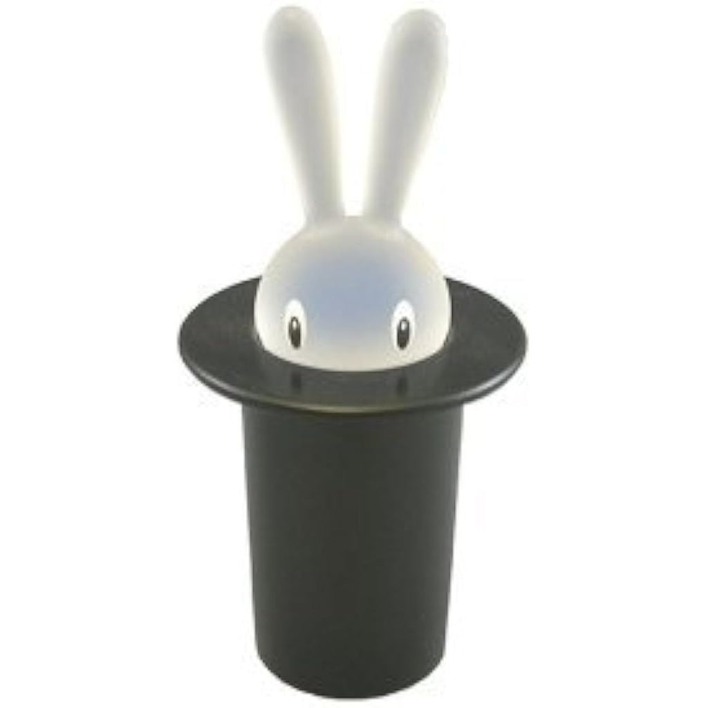 Alessi Magic Bunny Toothpick Holder – Black Designer Resin Dispenser