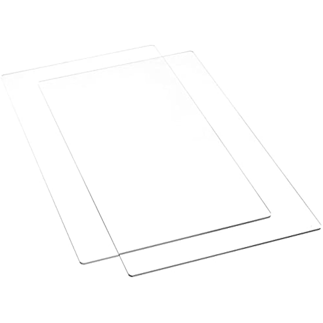 Sizzix Big Shot Plus Cutting Pads | Clear Acrylic Plates, 1 Pair