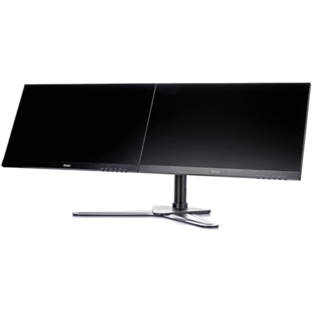 iiyama DS1002D-B1 Dual Monitor Arm – Ergonomic Desk Mount Stand
