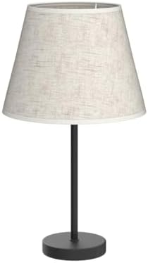 LIANTRAL Modern Bedside Lamps Set of 2 | Linen Shade Table Lamps