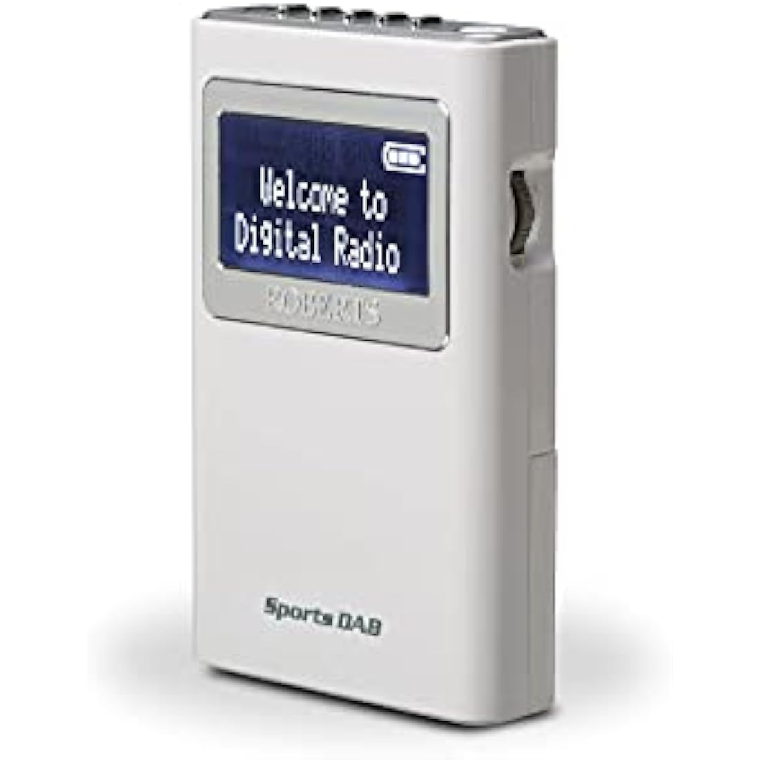 Roberts SportsDAB5 Portable DAB/DAB+/FM Digital Pocket Radio - White