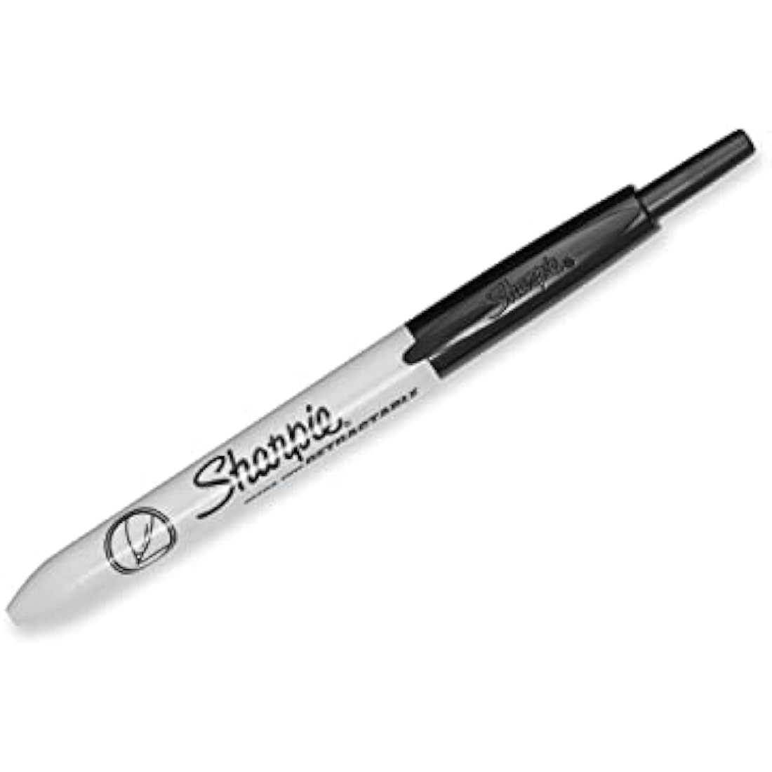 Sharpie Retractable Permanent Markers | Ultra Fine Point, Black, 12-Pack