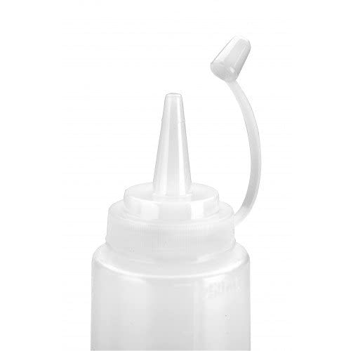 Ibili Plastic Squeeze Bottle 125ml | White Sauce & Dressing Dispenser
