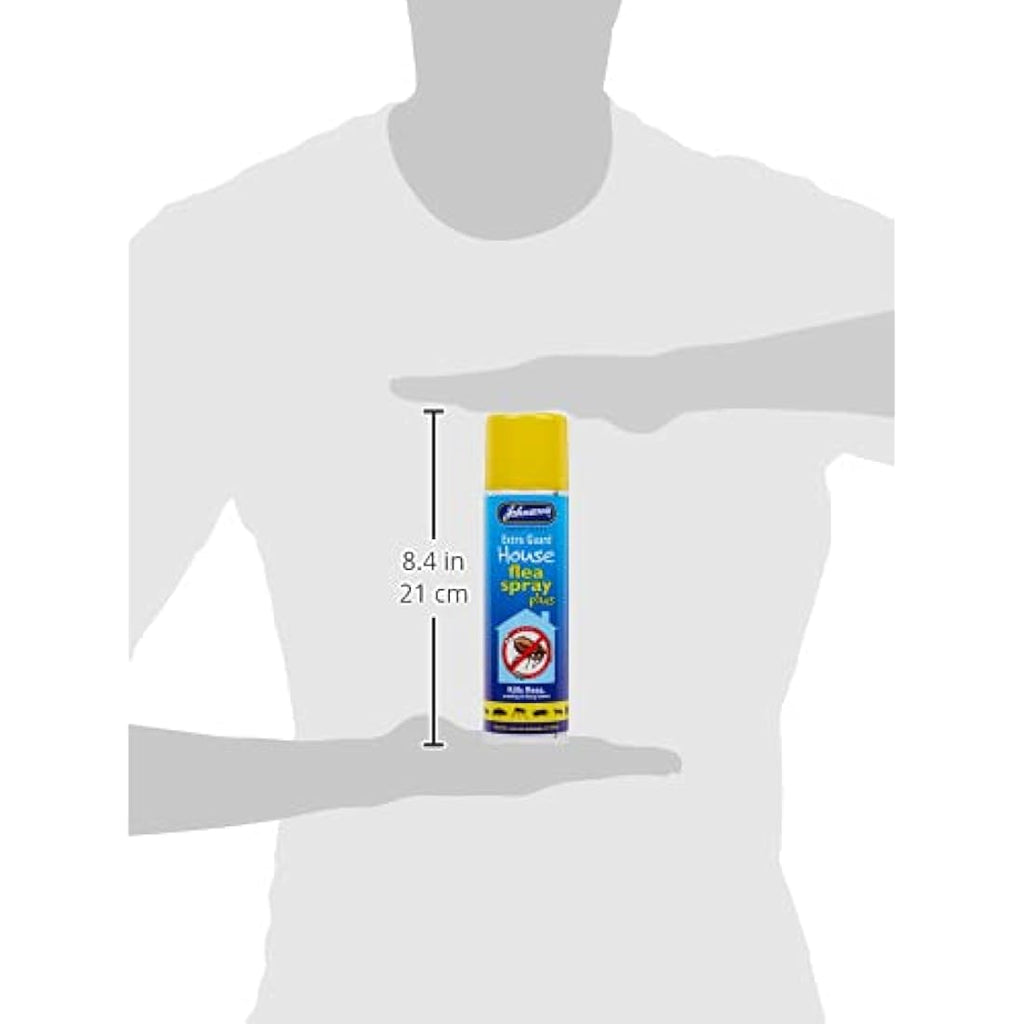 Johnson's Extra Guard Household Flea Spray - 250ml Home Insecticide