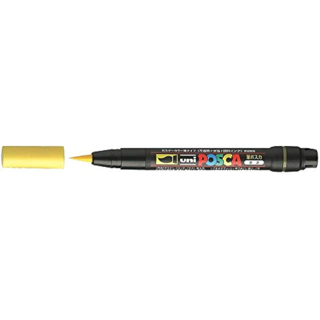 Uni-Ball Posca PCF-350 Brush Tip Marker Pens - 10 Color Set