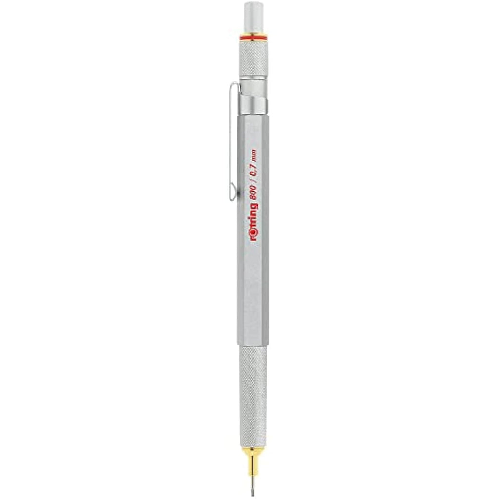 rOtring 800 Mechanical Pencil | 0.7 mm | Silver Metal Drafting Pencil