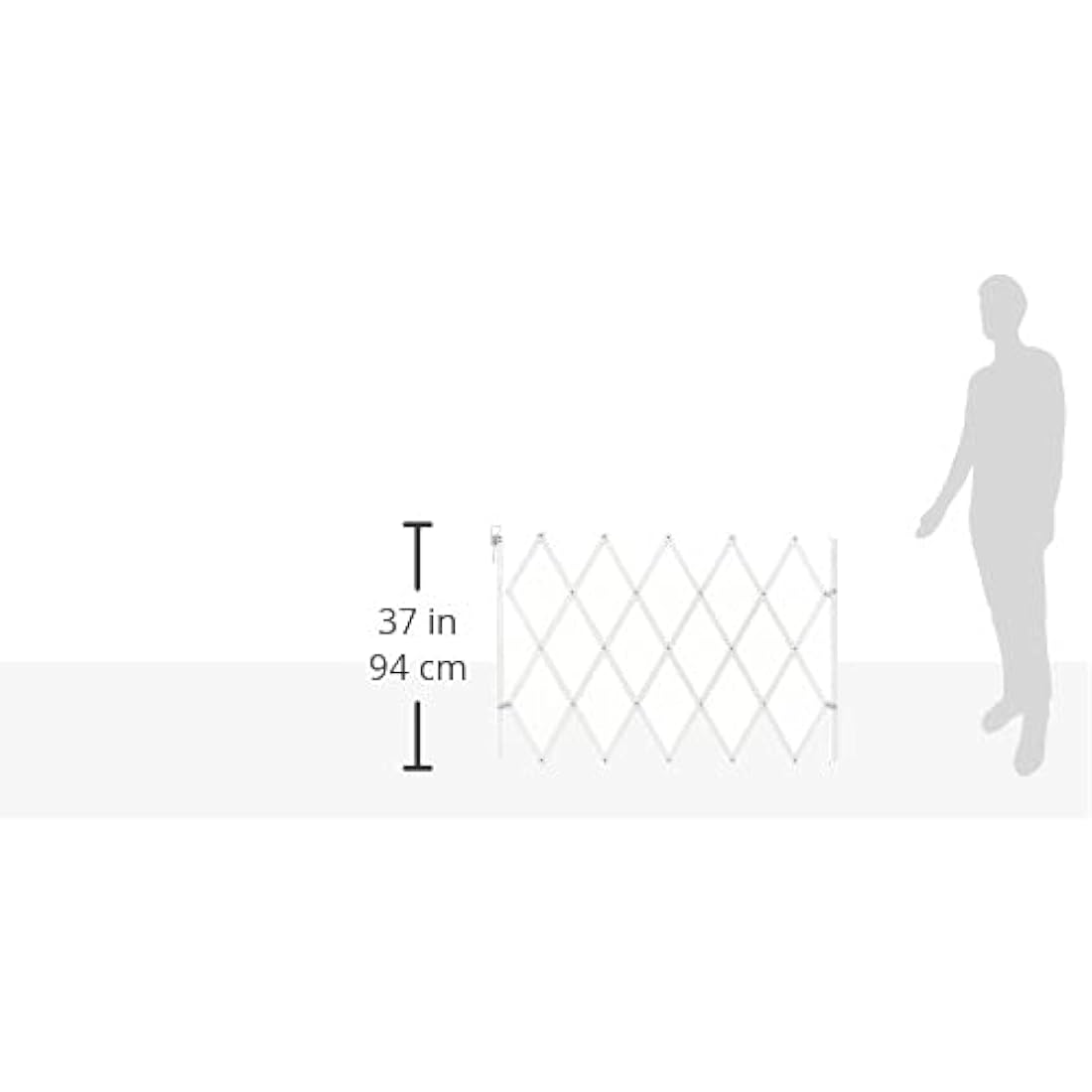 Nordlinger Pro Extendable Wooden Pet Barrier for Dogs - White