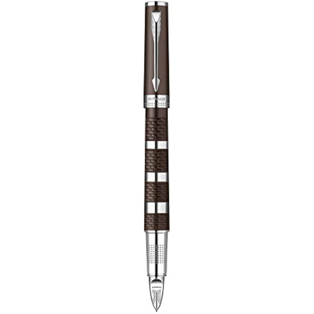 Parker Ingenuity 5th Technology Pen – Brown Rubber & Chrome Trim