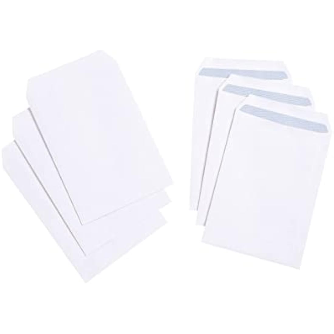 C5 A5 Self-Seal Envelopes | 90 GSM White Pocket | 100 Pack