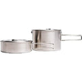 Solo Stove 2 & 3 Pot Set | Stainless Steel Backpacking Camping Cookware