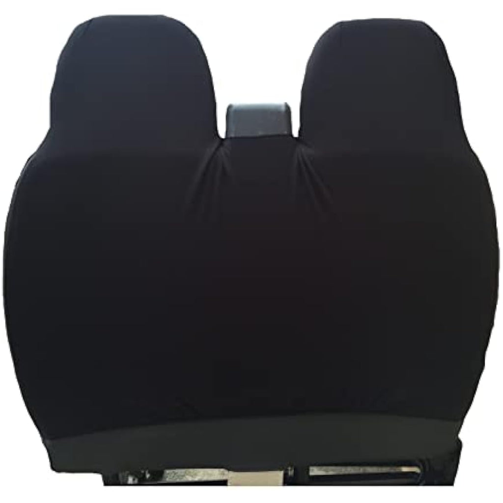 Carseatcover-UK Heavy Duty Van Seat Covers | Black & Red Universal Fit
