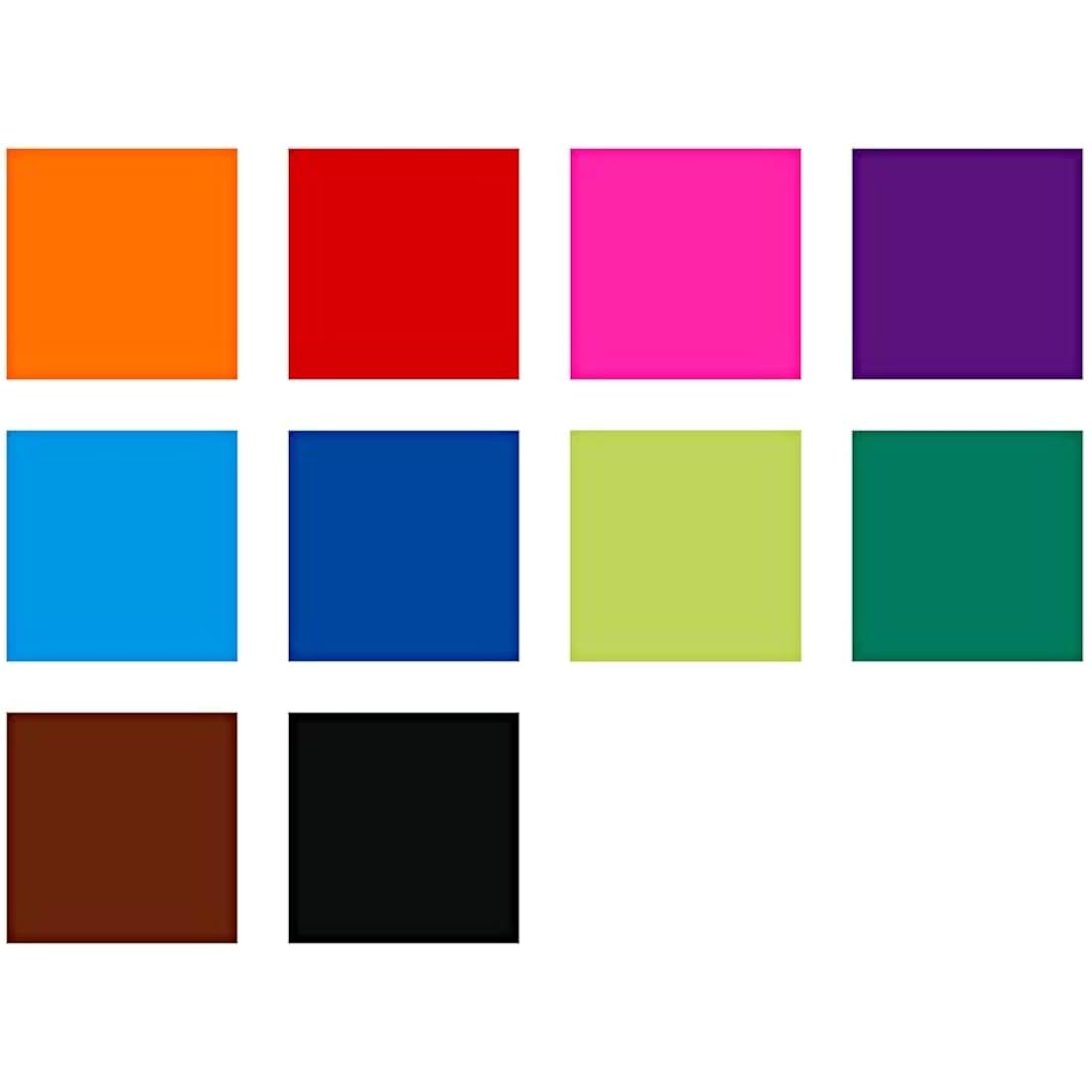 Staedtler Lumocolor Whiteboard Markers | Bullet Tip Assorted - 10 Pack