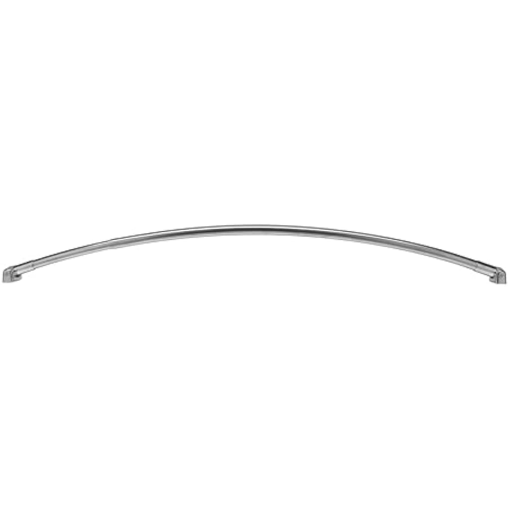 Croydex Curved Telescopic Shower Rod | Stainless Steel, 1080-1850mm
