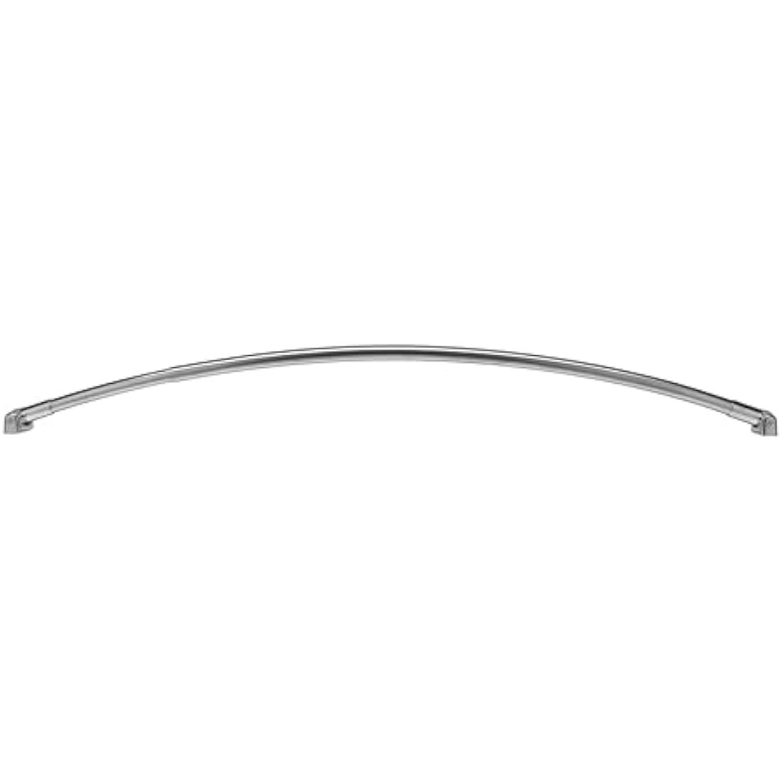 Croydex Curved Telescopic Shower Rod | Stainless Steel, 1080-1850mm