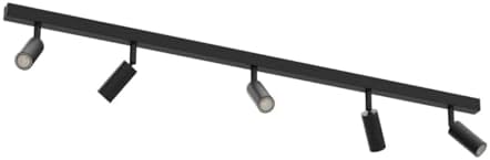 Eofiti 5-Way Black Ceiling Spot Light | Modern G9 LED Adjustable Lighting