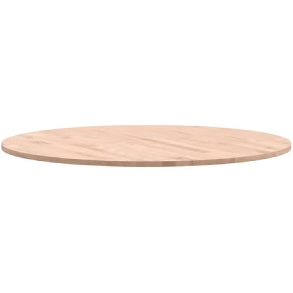 Jolof Store Round Beech Wood Table Top – 80cm Natural Coffee Table