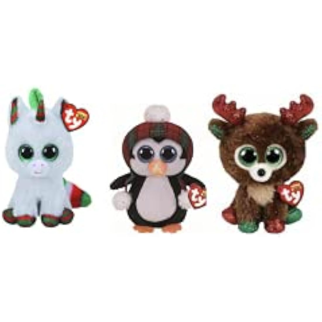 Ty Beanie Boos Snowfall Unicorn – 15cm Christmas Plush Animal Toy