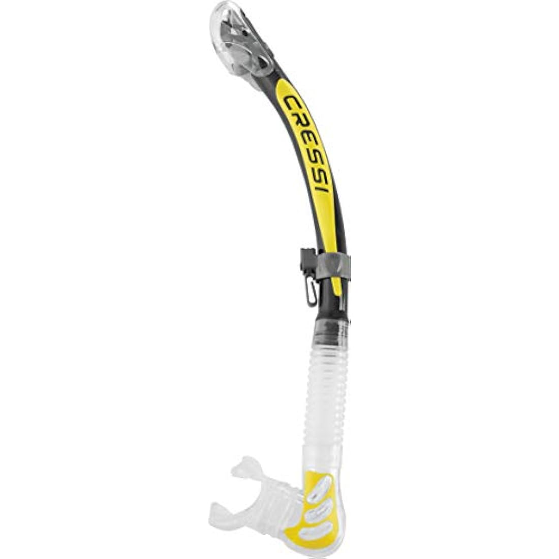 Cressi Big Eyes Evolution & Alpha Dry Snorkel Set | Tempered Glass