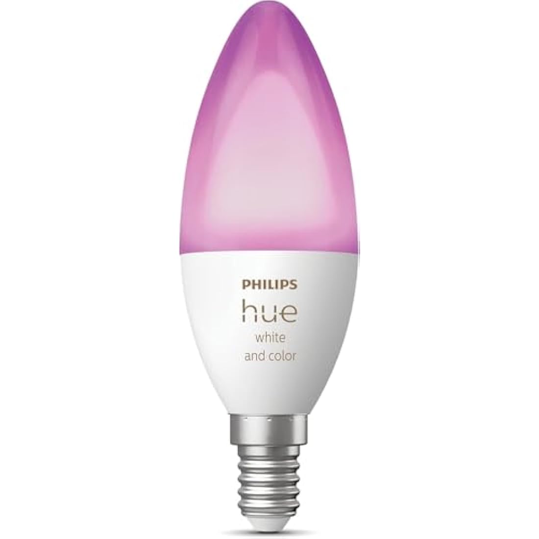 Philips Hue Smart LED Bulb – E14 White & Colour Ambiance Bluetooth